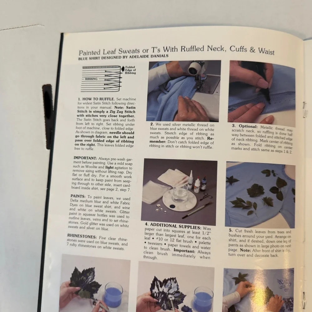 Lynn Paulin's‎ Step-By-Step Wearable Art, Sweats & T's Instruction Booklet